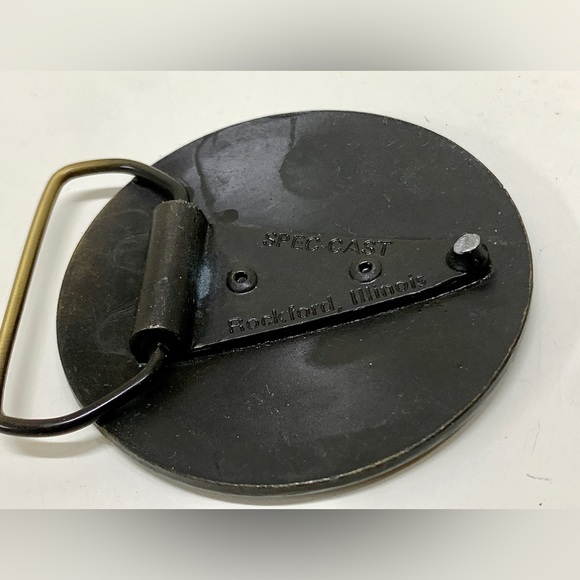 1970s Vintage Solid Bronze GERBER BABY Spec Cast Belt Buckle - Picture 10 of 16